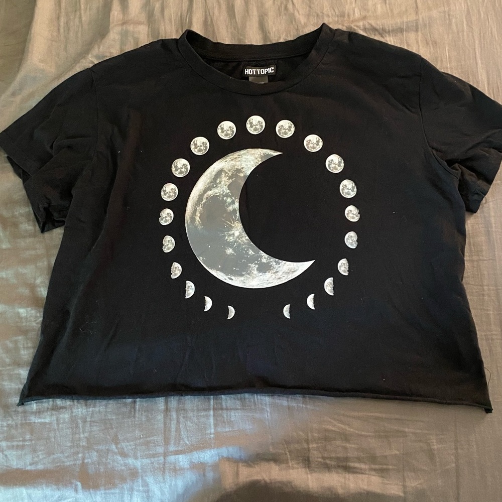 Moon phase crop top